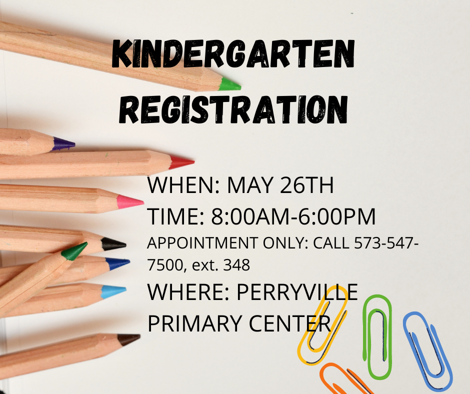 Kindergarten Registration is May 26