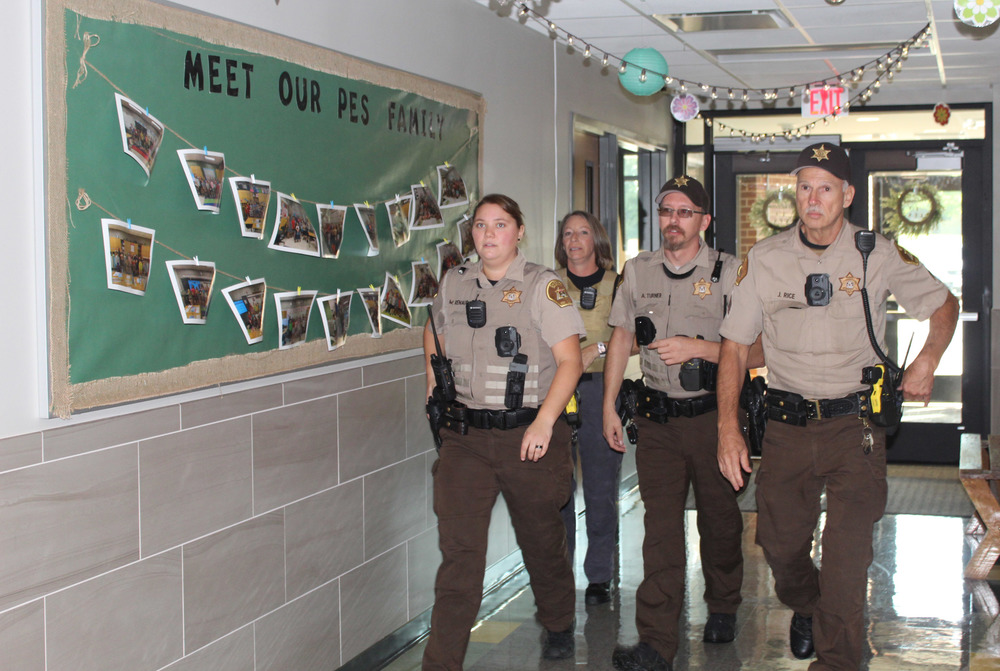 Deputies begin active shooter drill on District 32 campus
