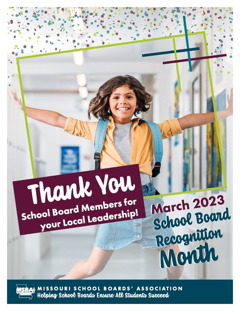 School Board Recognition Month is March 2023. Thank you school board members for your local leadership