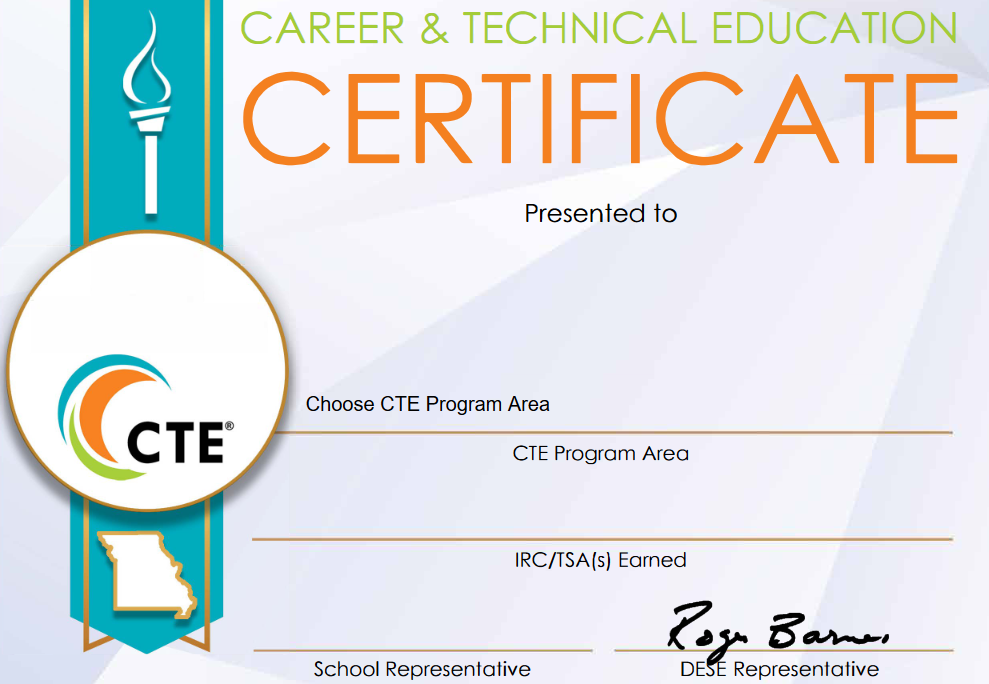 2021-2022 DESE - CTE Certificates