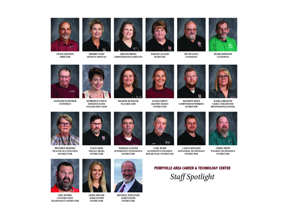 Collage of Career Center staff photos