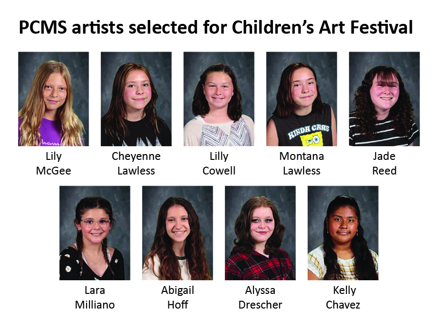 Students chosen for art festival