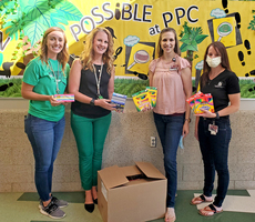 PCMH employees donate supplies to District 32